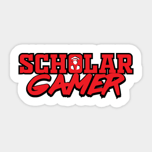 Scholar Gamer Sticker